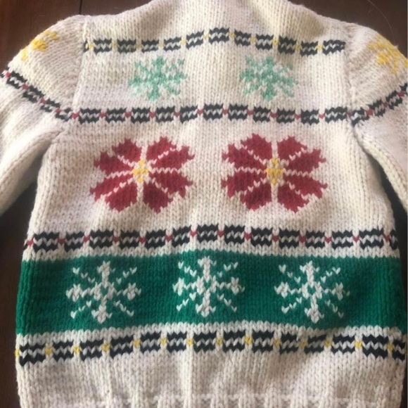 Vintage hand kit snowflake sweater - Picture 2 of 9